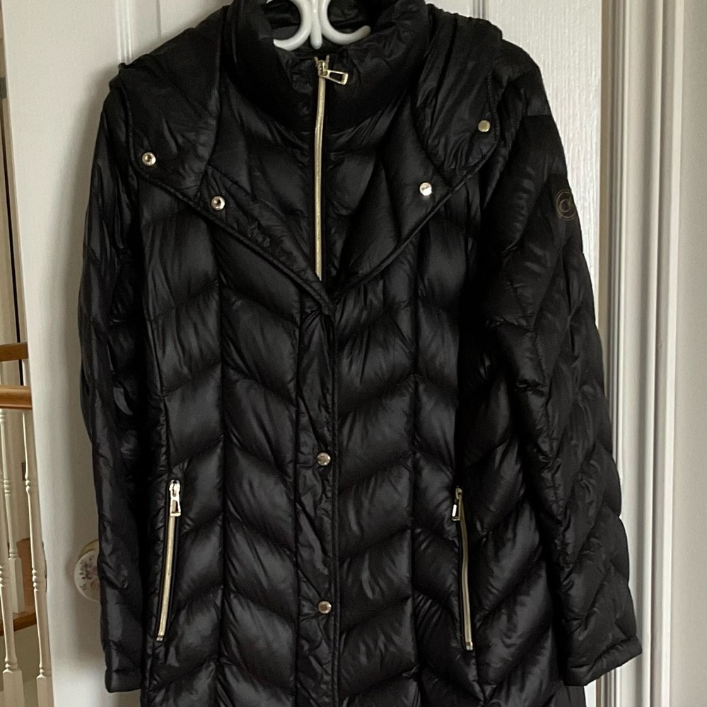 Calvin Klein Black Puffer Coat